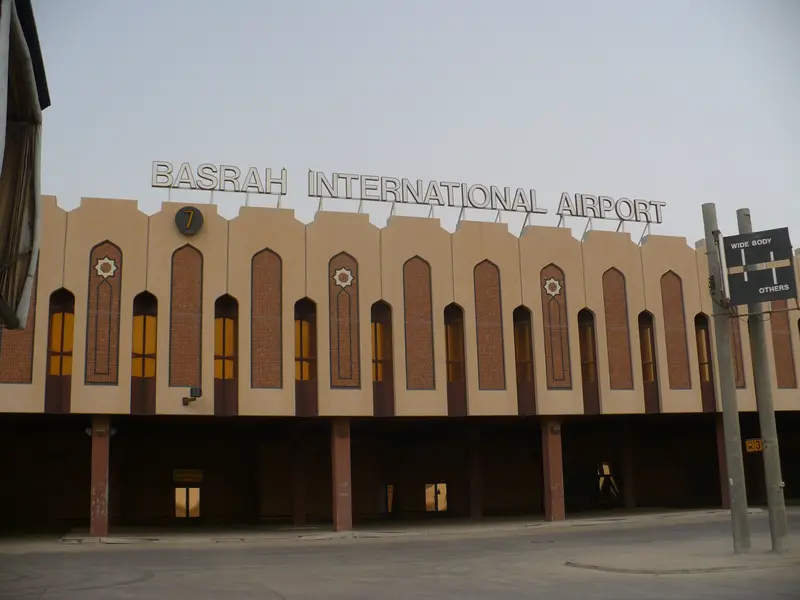 The passenger terminal building at Basra International Airport