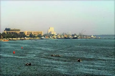 The Shatt al-Arab waterfront in central Basra